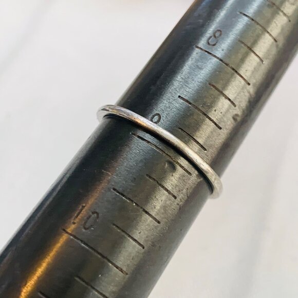 VTG Sterling Silver 925 Cubic Zirconia Flower Stackable Statement Ring Size 8.75 - Picture 7 of 11